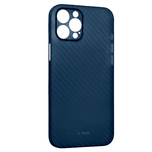 фото Чехол k-doo для iphone 12 pro max air carbon,синий