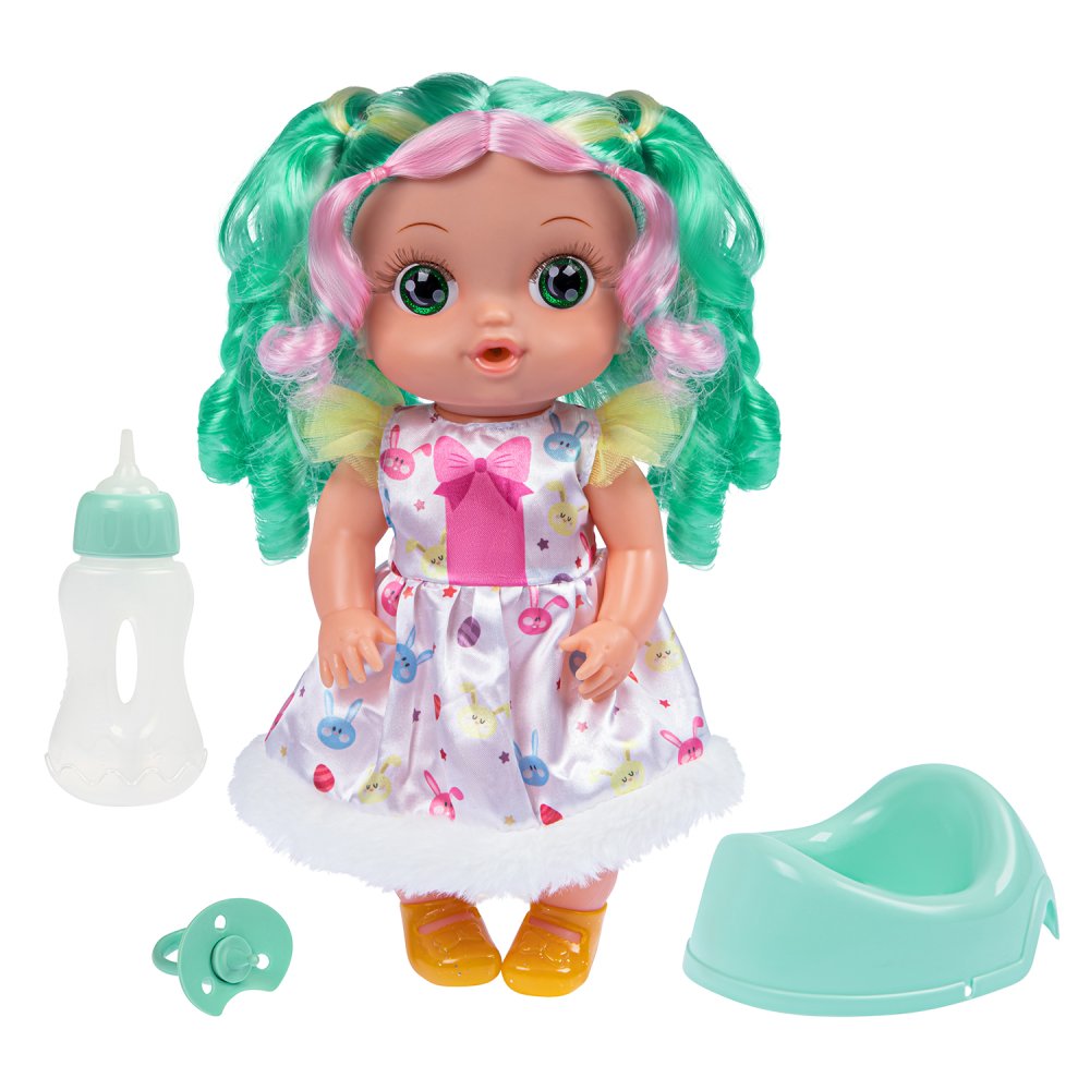Кукла с цветными волосами Amore Bello бутылочка голубой горшок соска JB0211647