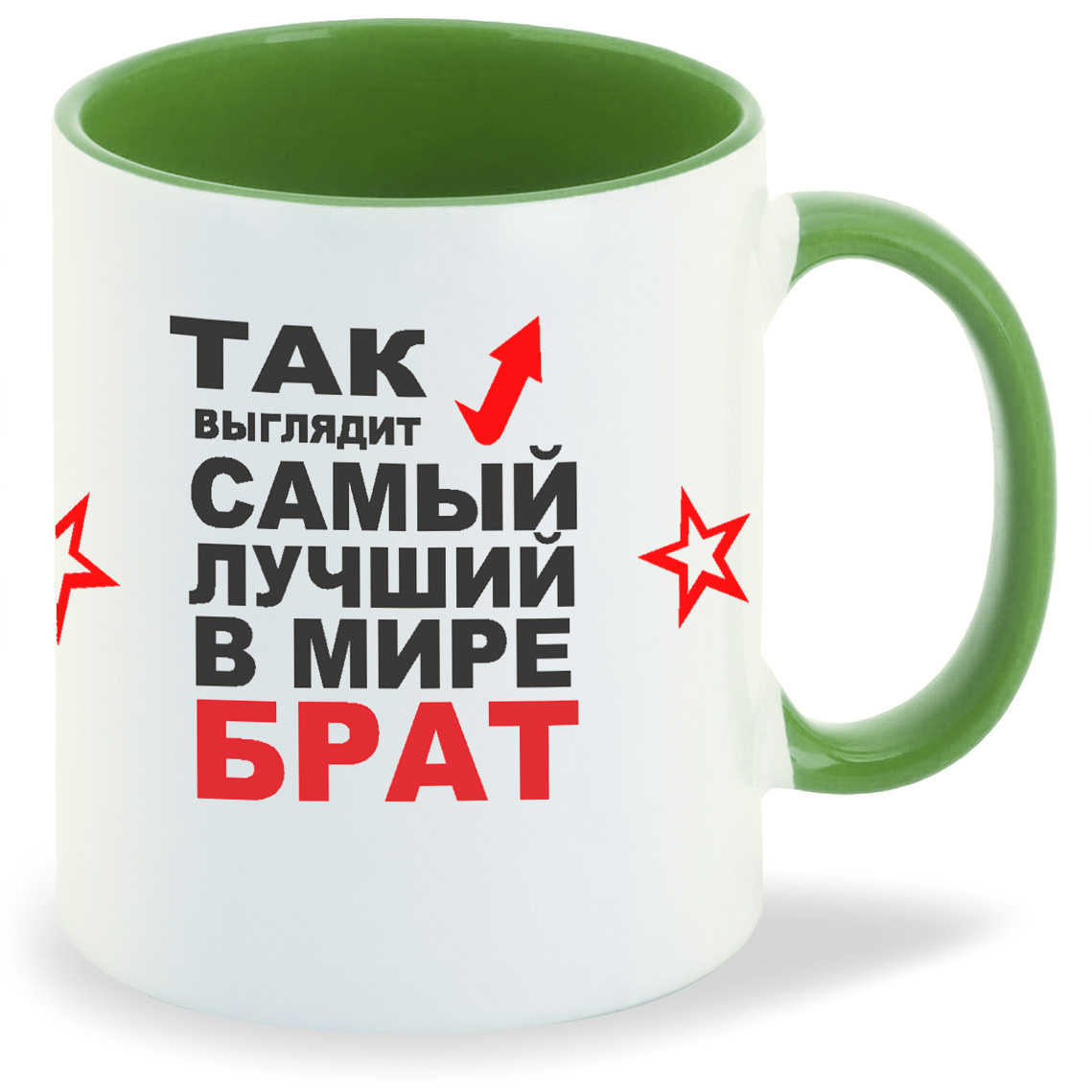 

Кружка CoolPodarok Так выглядит самый лучший в мире брат, Так выглядит самый лучший в мире брат