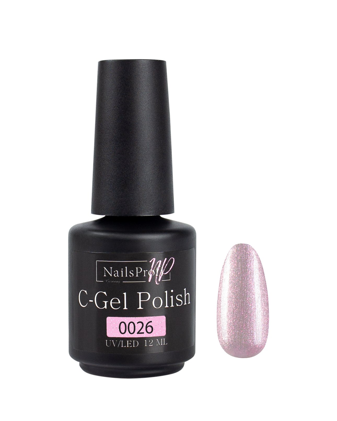 фото Гель лак для ногтей маникюра педикюра nailsprofi / c-gel polish-s 0026 - 12 мл