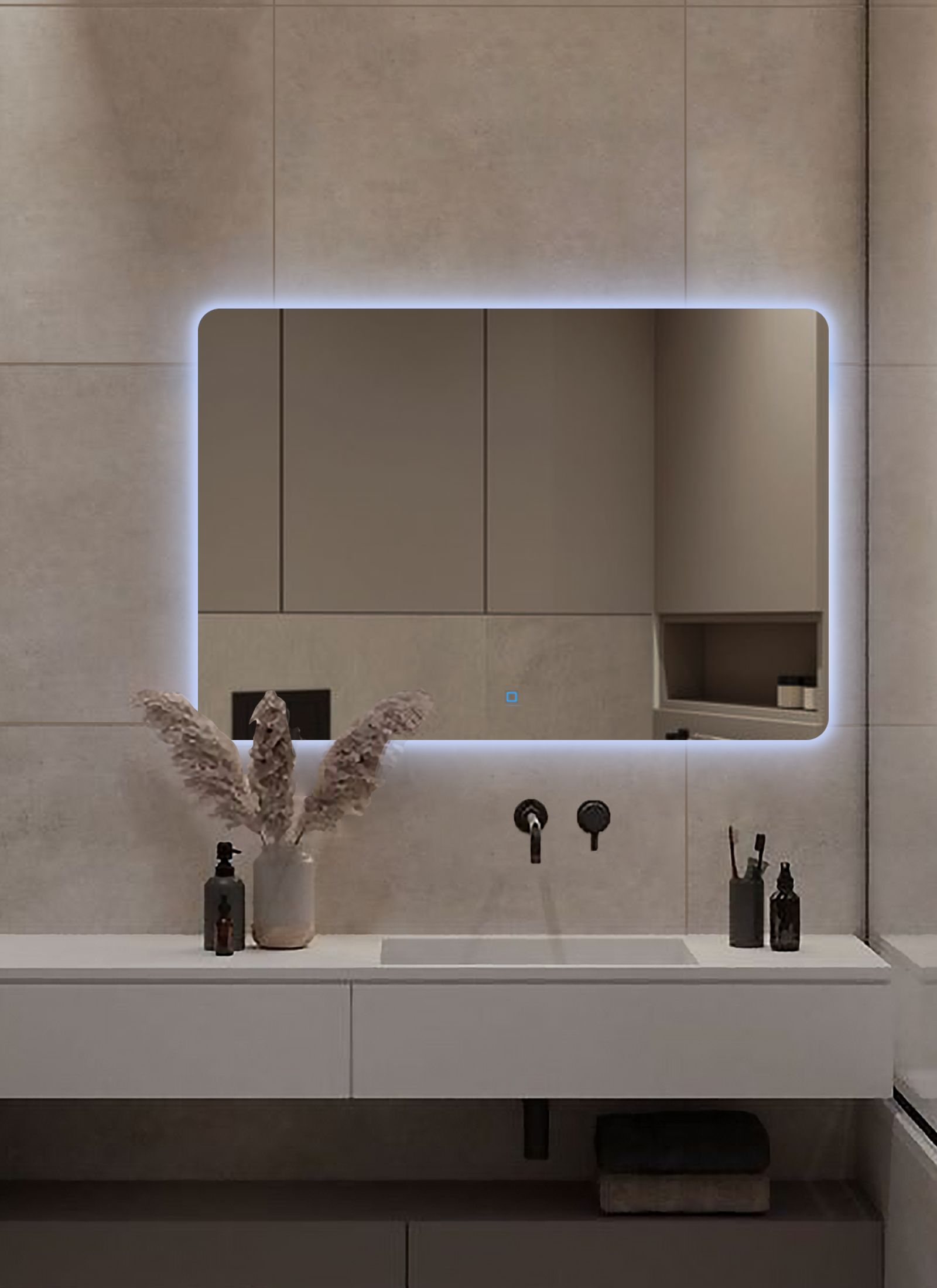 Зеркало для ванной Prisma 40*80 горизонтальное 