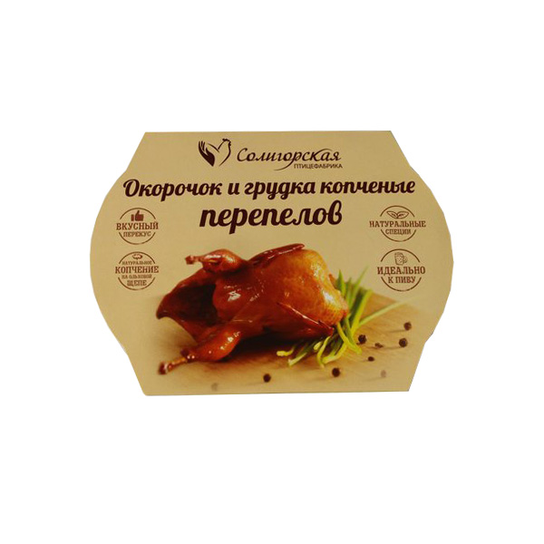 

Мясо перепелов варено-копченое Ассорти Классическое 150 г