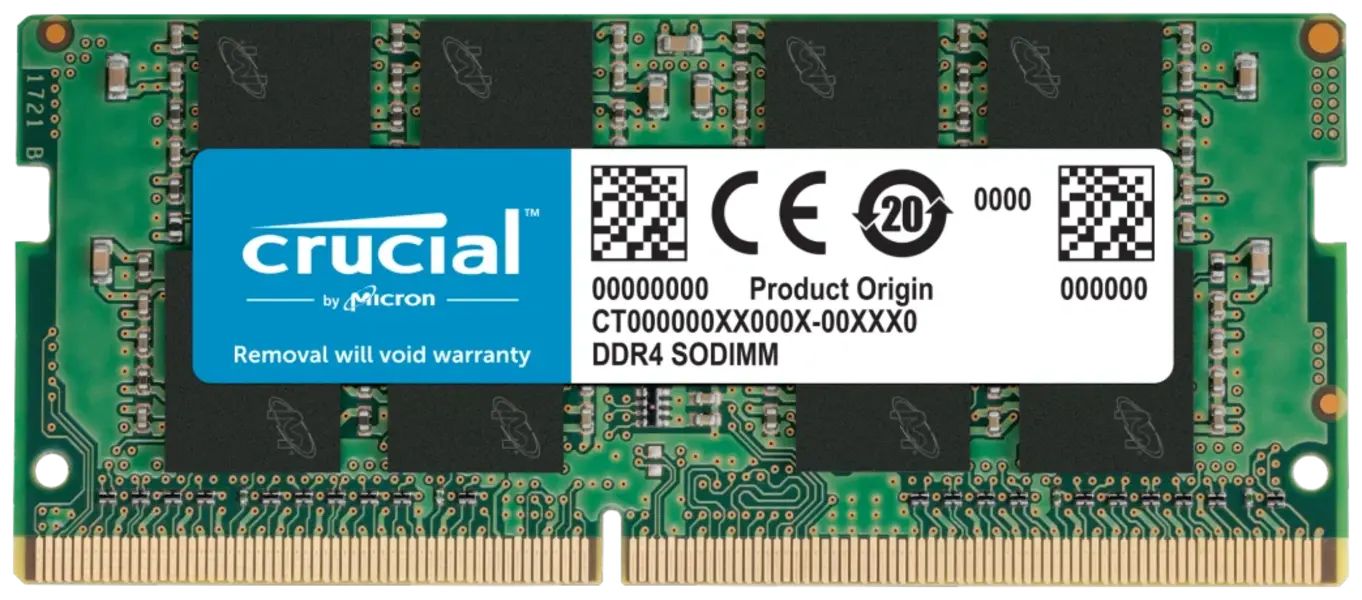 

Модуль памяти Crucial CT16G4SFRA32A DDR4 - 16ГБ 3200, SO-DIMM, Ret, CT16G4SFRA32A
