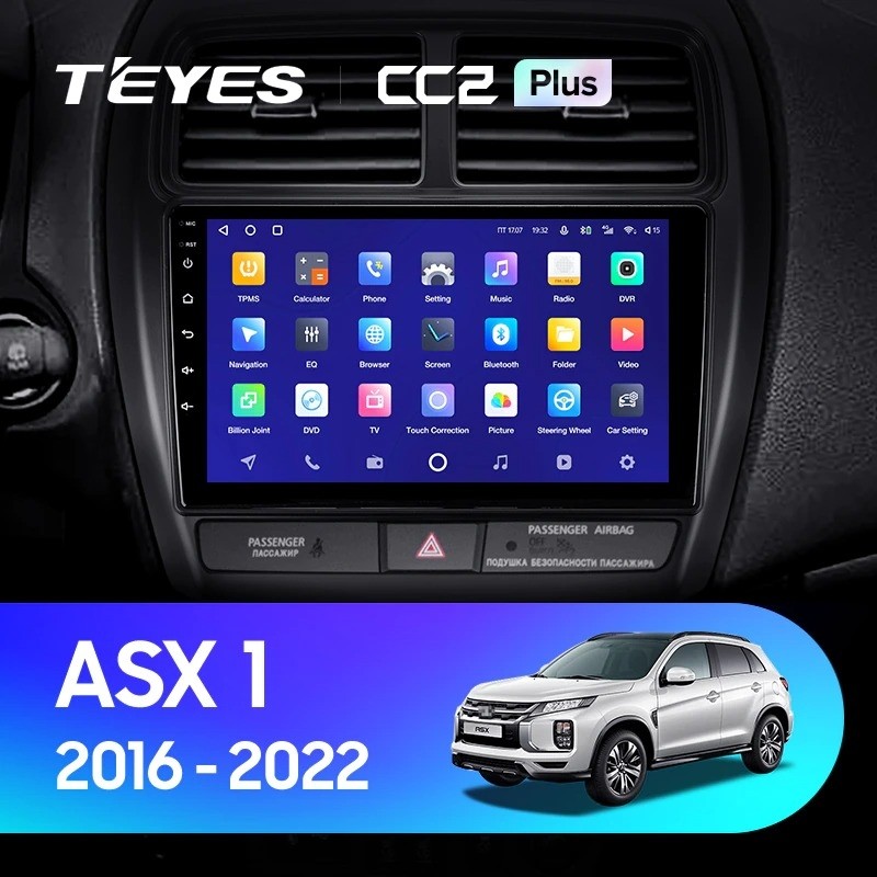 Штатная магнитола Teyes CC2 Plus 4/32 Mitsubishi ASX (2016-2022) Тип-В