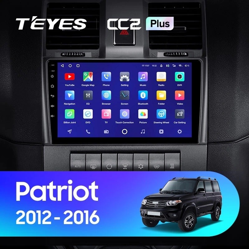 Штатная магнитола Teyes CC2 Plus 4/32 UAZ Patriot 2012-2016