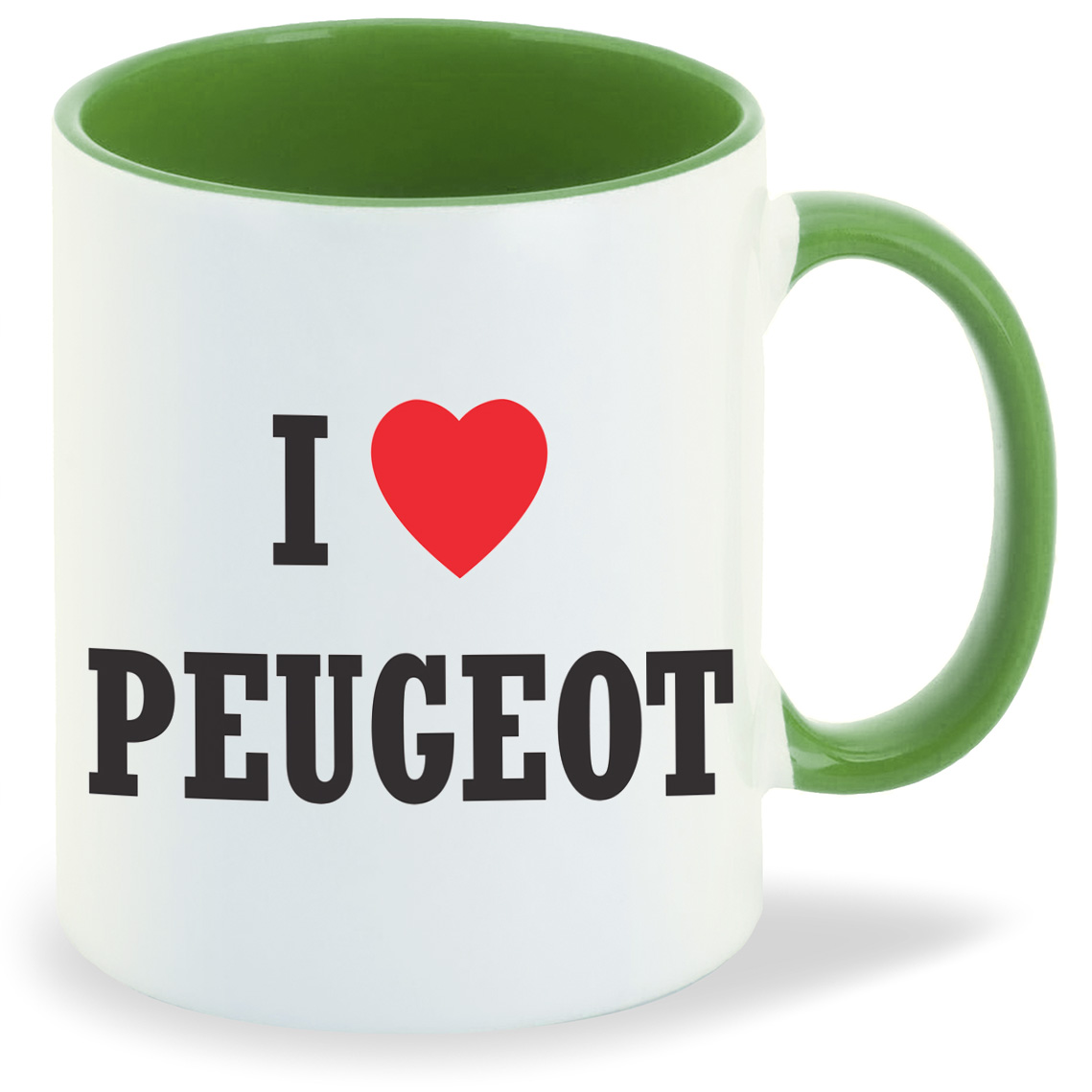 

Кружка CoolPodarok Авто I love Peugeot, Авто I love Peugeot