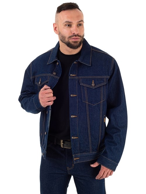 

Джинсовая куртка мужская Montana 12062 синяя 5XL, 12062