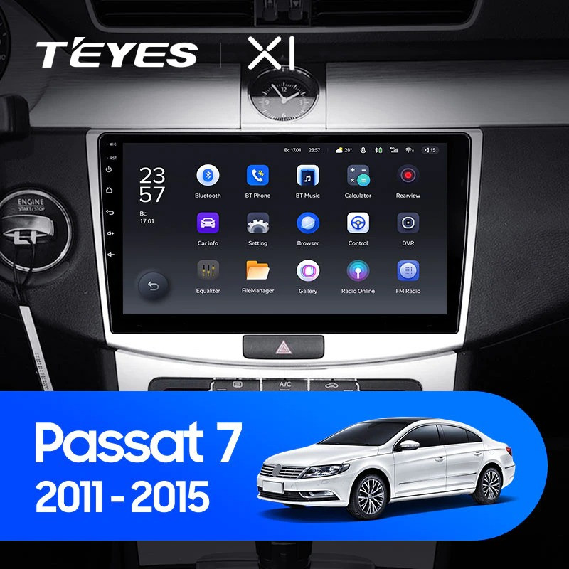 Штатная магнитола Teyes X1 4G 232 Volkswagen Passat B6 2005-210 B7 2010-2015 2650000₽