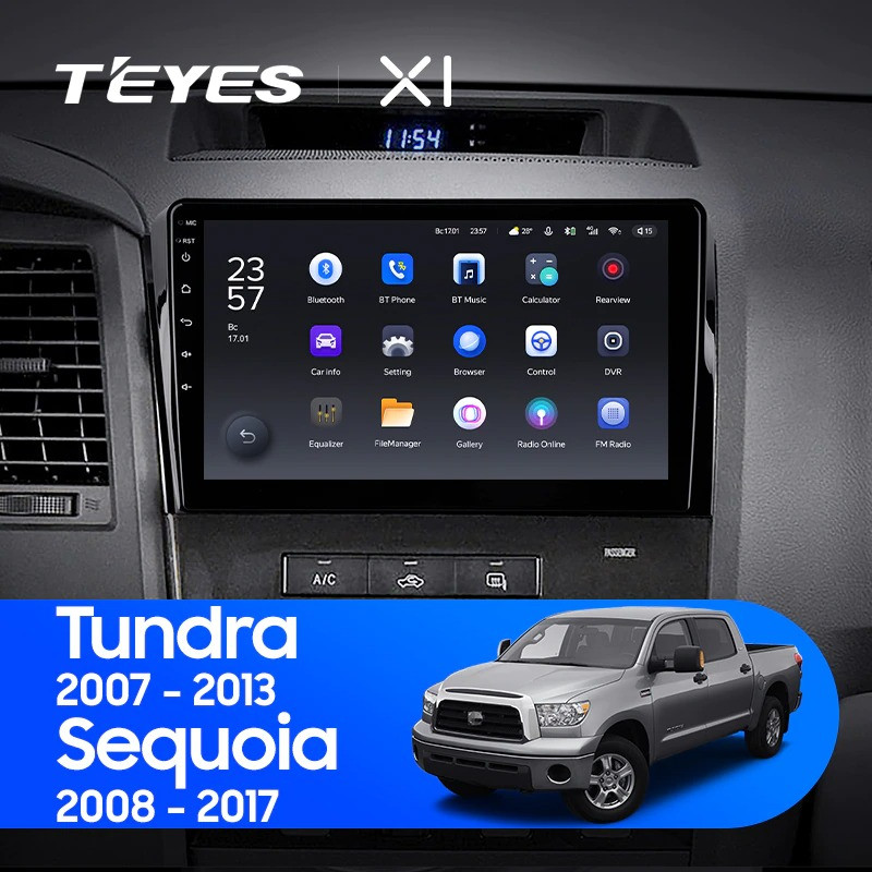 Штатная магнитола Teyes X1 4G 232 Toyota Tundra XK50 2007-2013 2680000₽