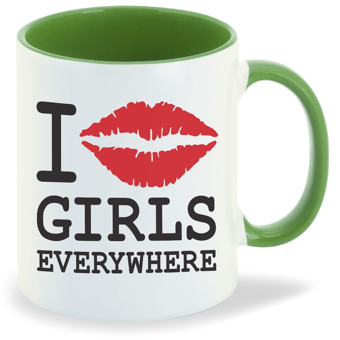 

Кружка CoolPodarok I girls everywhere, I girls everywhere