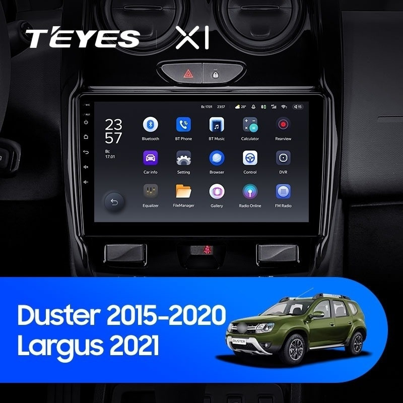 Штатная магнитола Teyes X1 4G 232 Renault Duster 2015-2018 2840000₽
