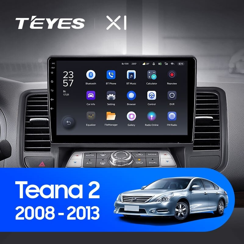 Штатная магнитола Teyes X1 4G 232 Nissan Teana J32 2008-2013 Тип-А 2710000₽
