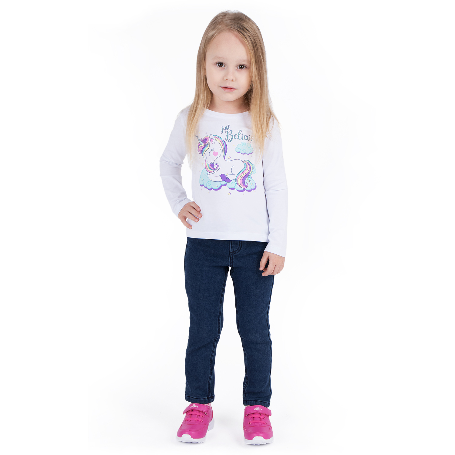 

Лонгслив Leader Kids Мармелад белый р.110, GL001186809