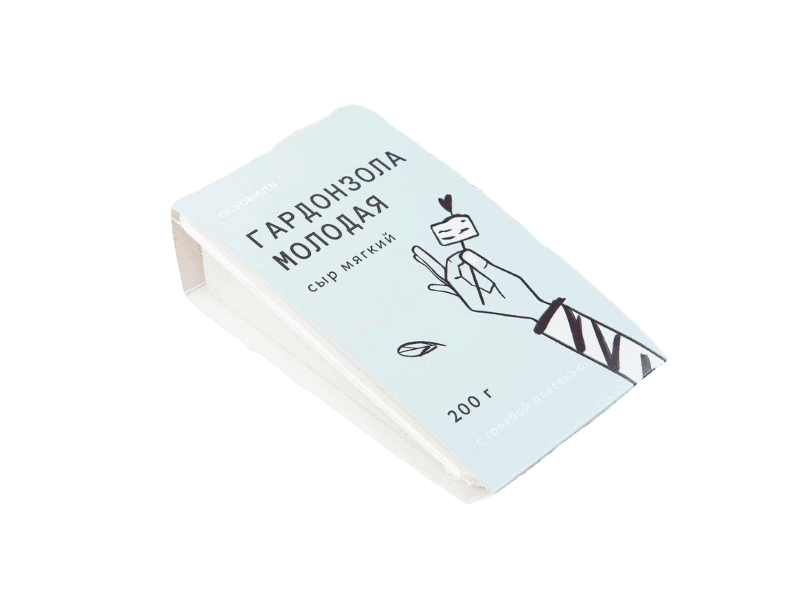 Сыр мягкий ВкусВилл Гардонзола с голубой плесенью 200 г