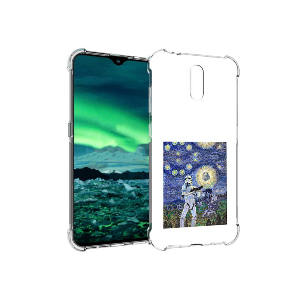 

Чехол MyPads Tocco для Nokia 2.3 star wars звездная ночь (PT142254.97.23), Прозрачный, Tocco