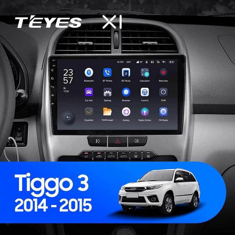 Штатная магнитола Teyes X1 4G 232 Chery Tiggo 3 2014-2015 2610000₽
