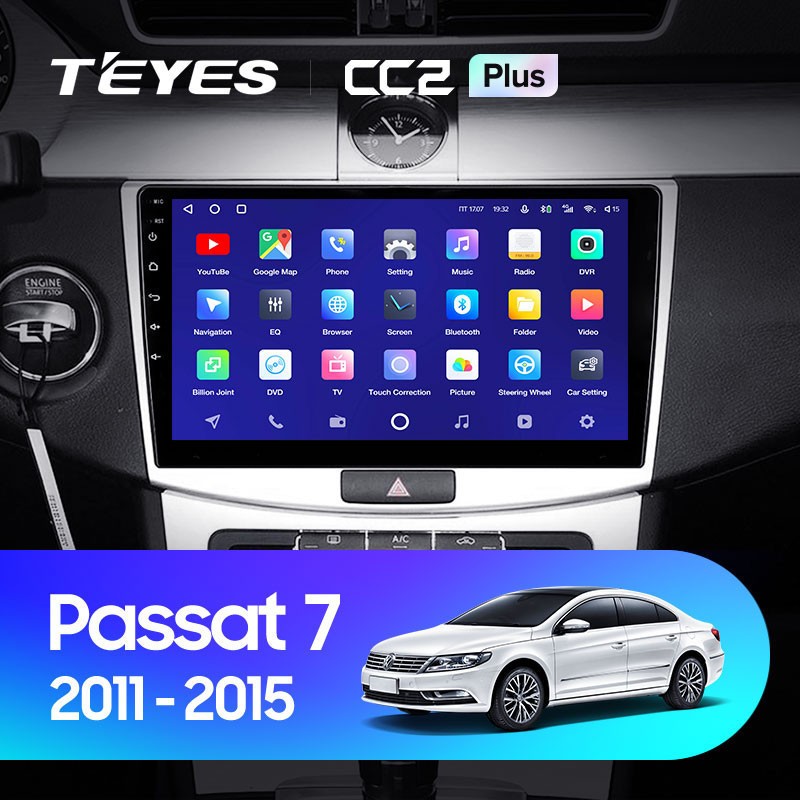Штатная магнитола Teyes CC2L Plus 2/32 Volkswagen Passat B6 (2005-210) \ B7 (2010-2015)