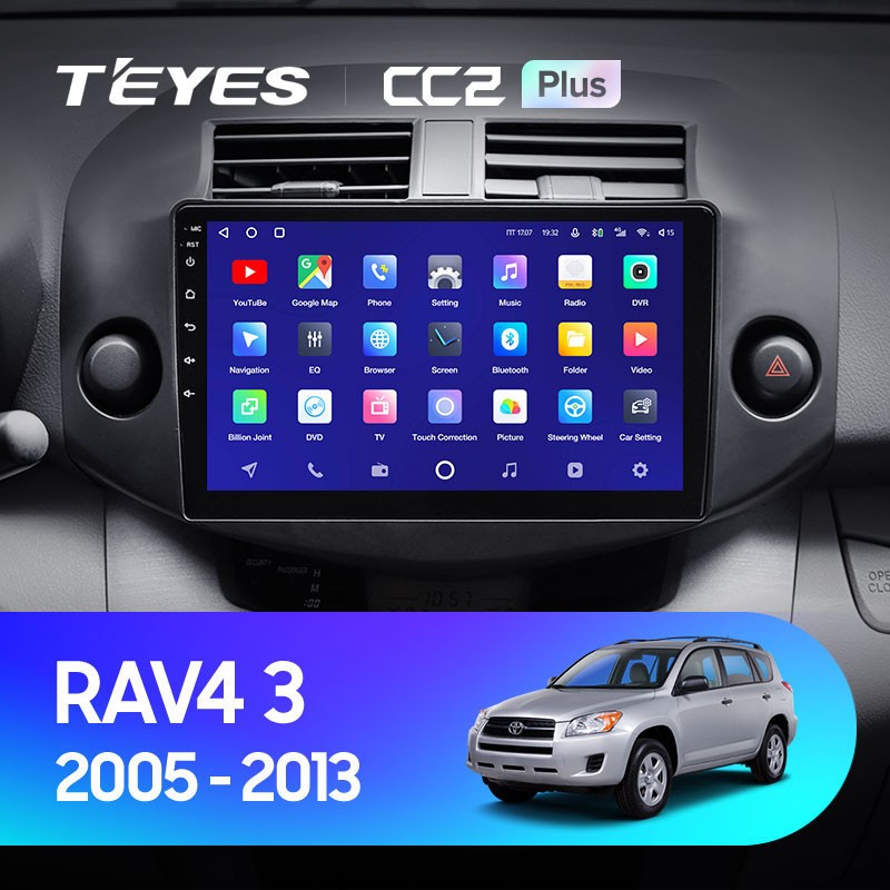 Штатная магнитола Teyes CC2L Plus 232 Toyota RAV4 3 XA30 2005-2013 10 2156000₽