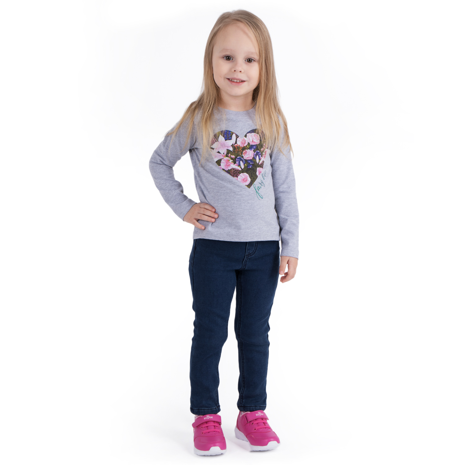

Лонгслив Leader Kids Лесная фея серый р.116, GL001185451
