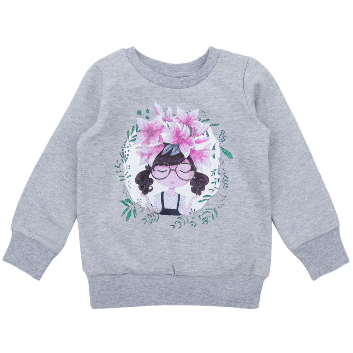 

Свитшот Leader Kids Лесная фея серый р.104, GL001185216
