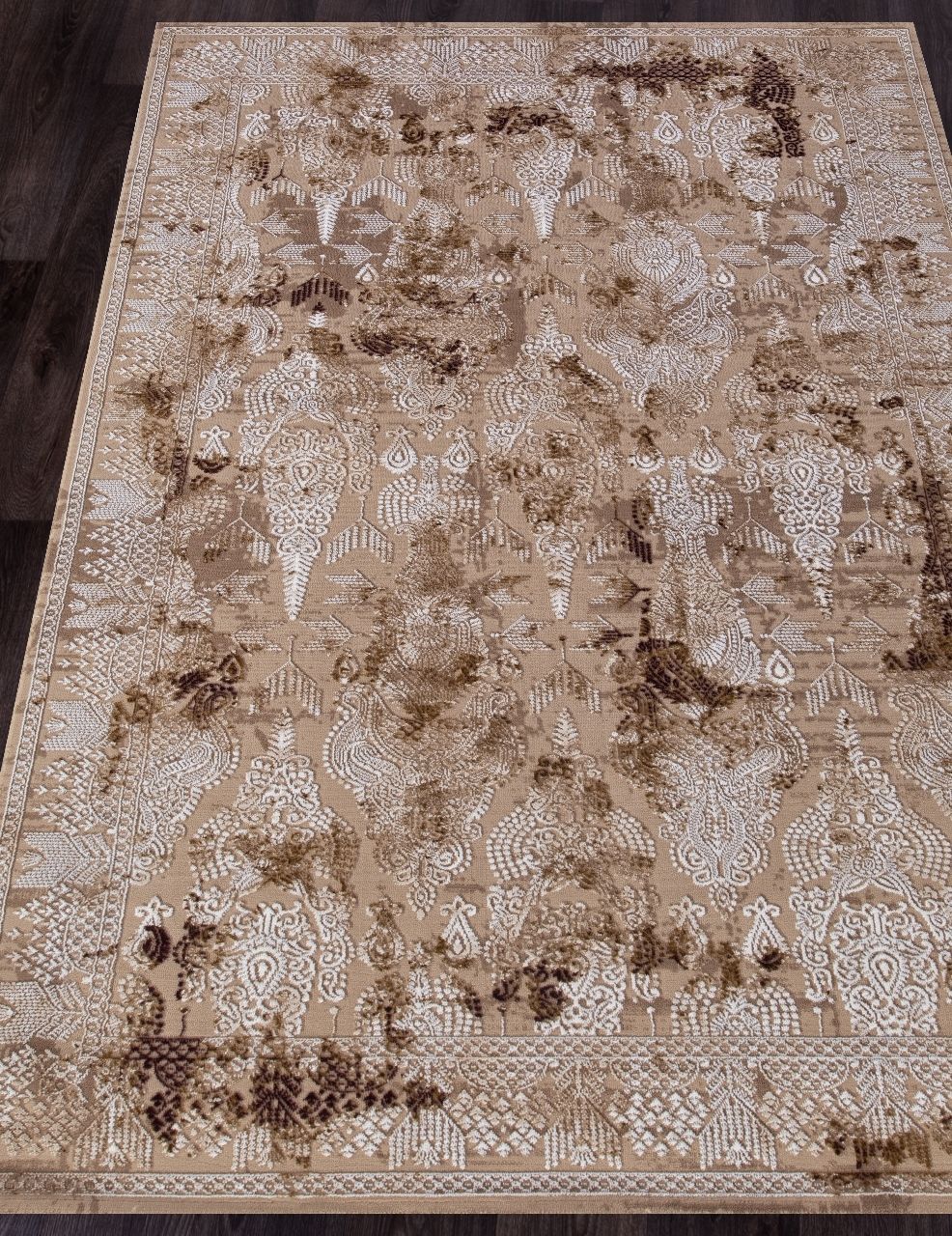 

Ковер QUANTUM 03013B BROWN/BROWN