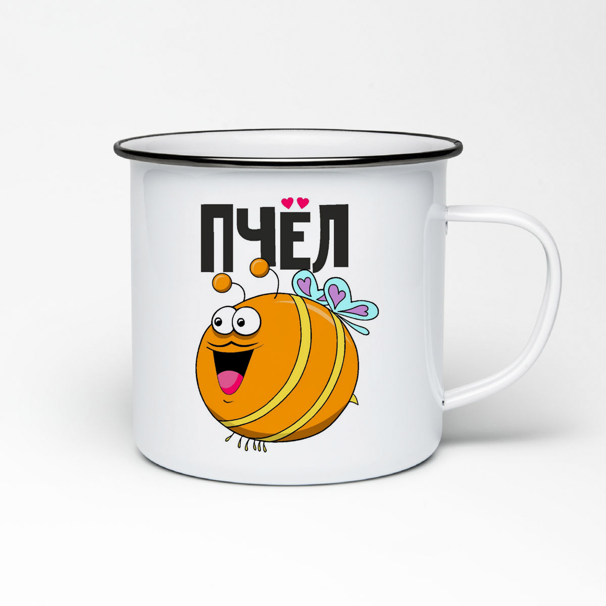 

Кружка металлическая CoolPodarok Пчел есть пара
