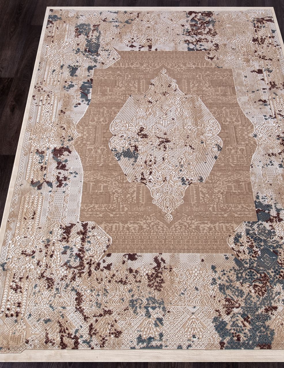 

Ковер QUANTUM 03010B BROWN / BROWN ворс 9 мм Полиэстер 2,34x3,4 м
