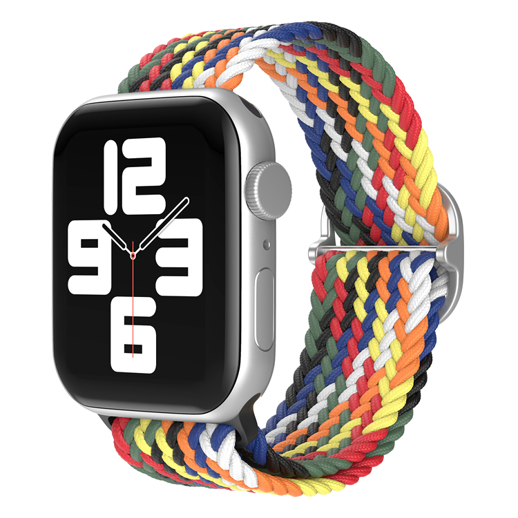 

Ремешок для Apple Watch 1-9/SE (38/40/41 мм), разноцветный, Ремешок для Apple Watch 1-9 / SE (38/40/41 мм), регулируемый по длине