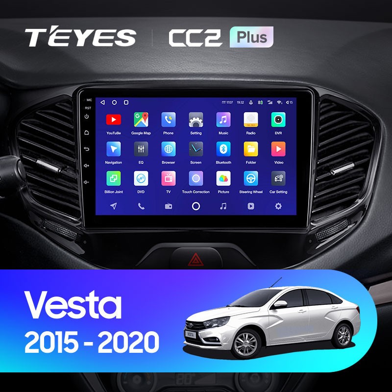 Штатная магнитола Teyes CC2L Plus 232 LADA Vesta Cross Sport 2015-2023 1850000₽