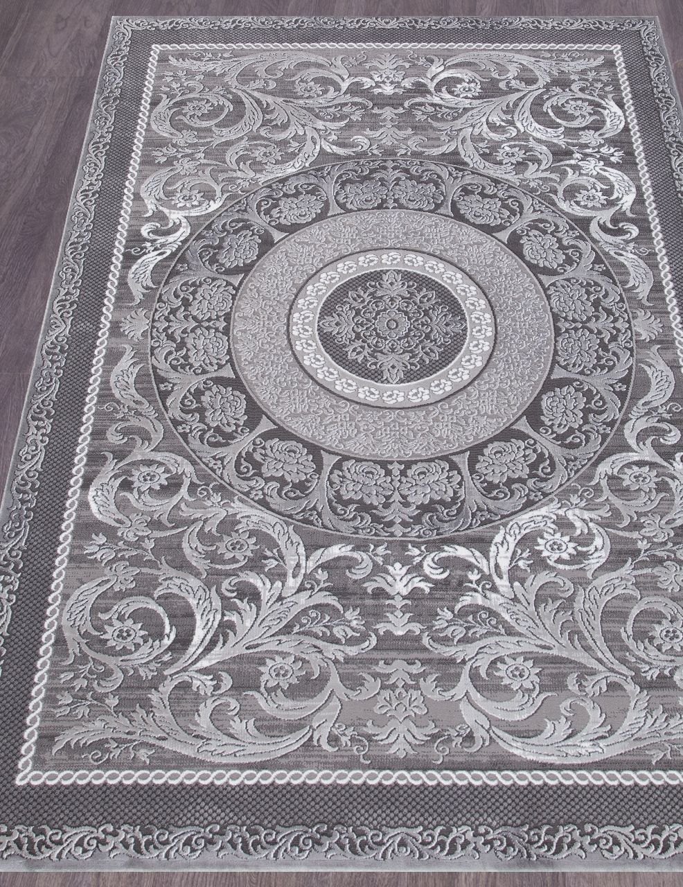фото Ковер quantum 03006g grey/grey karmen hali