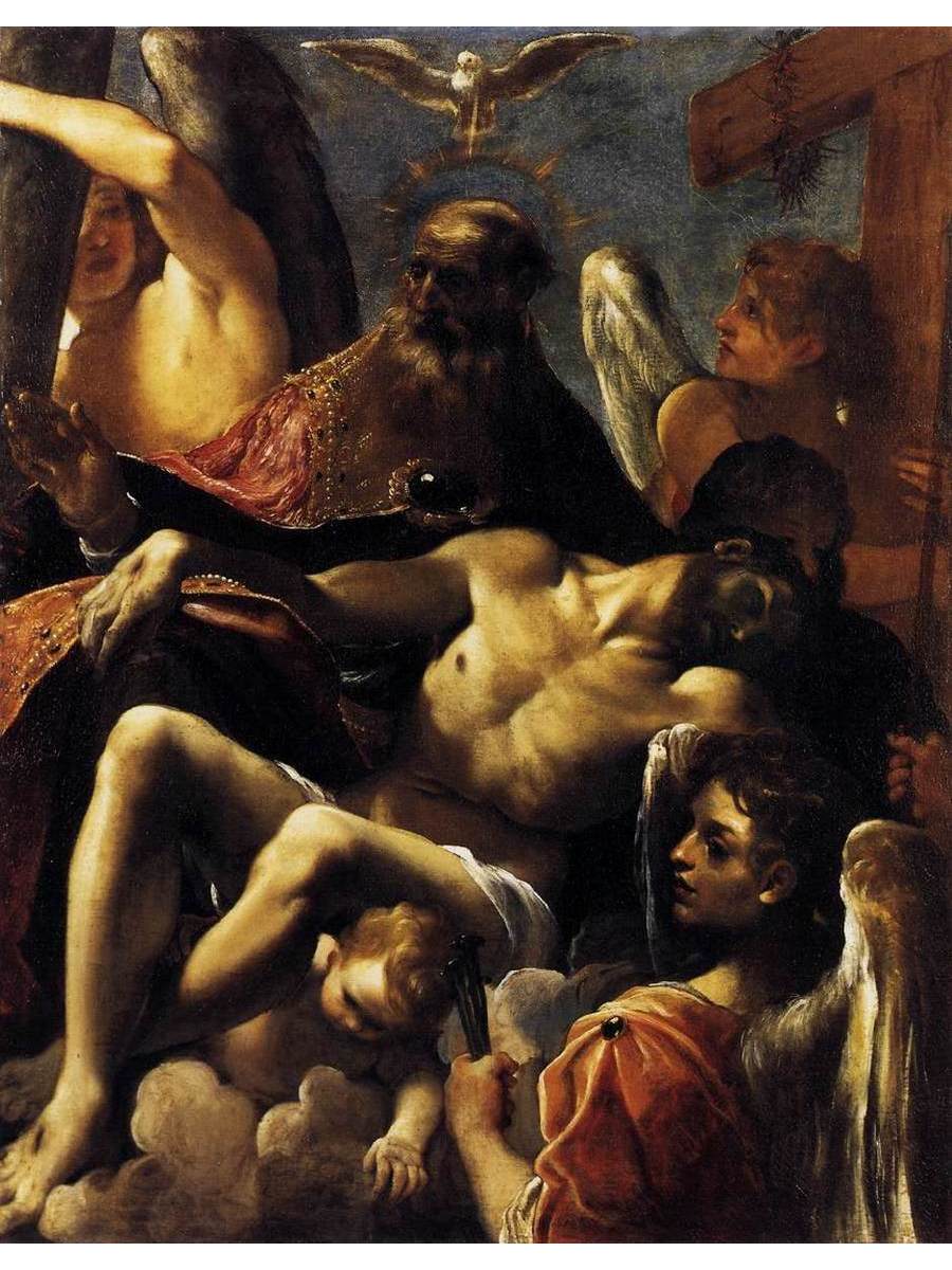 

Постер DRABS A2 Лодовико Карраччи The Trinity with the Dead Christ