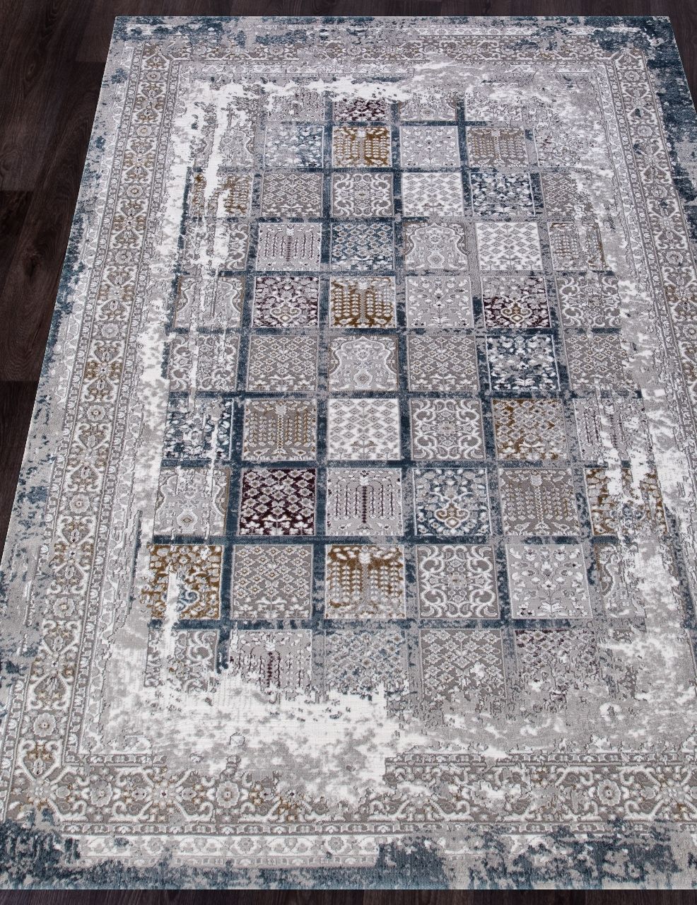 

Ковер QUANTUM 03004G GREY/GREY