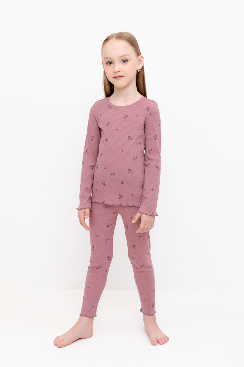 

Пижама детская CROCKID М 3488-2, розовый, 110, М 3488-2