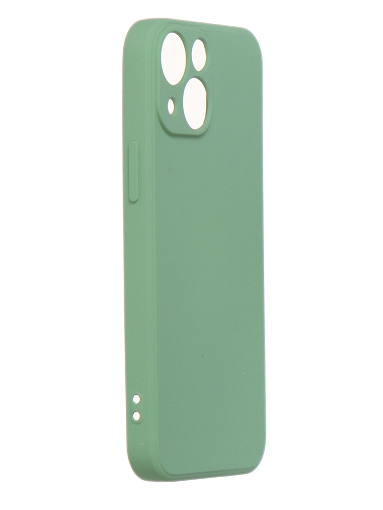 фото Чехол pero для apple iphone 13 mini liquid silicone green pcls-0068-gn