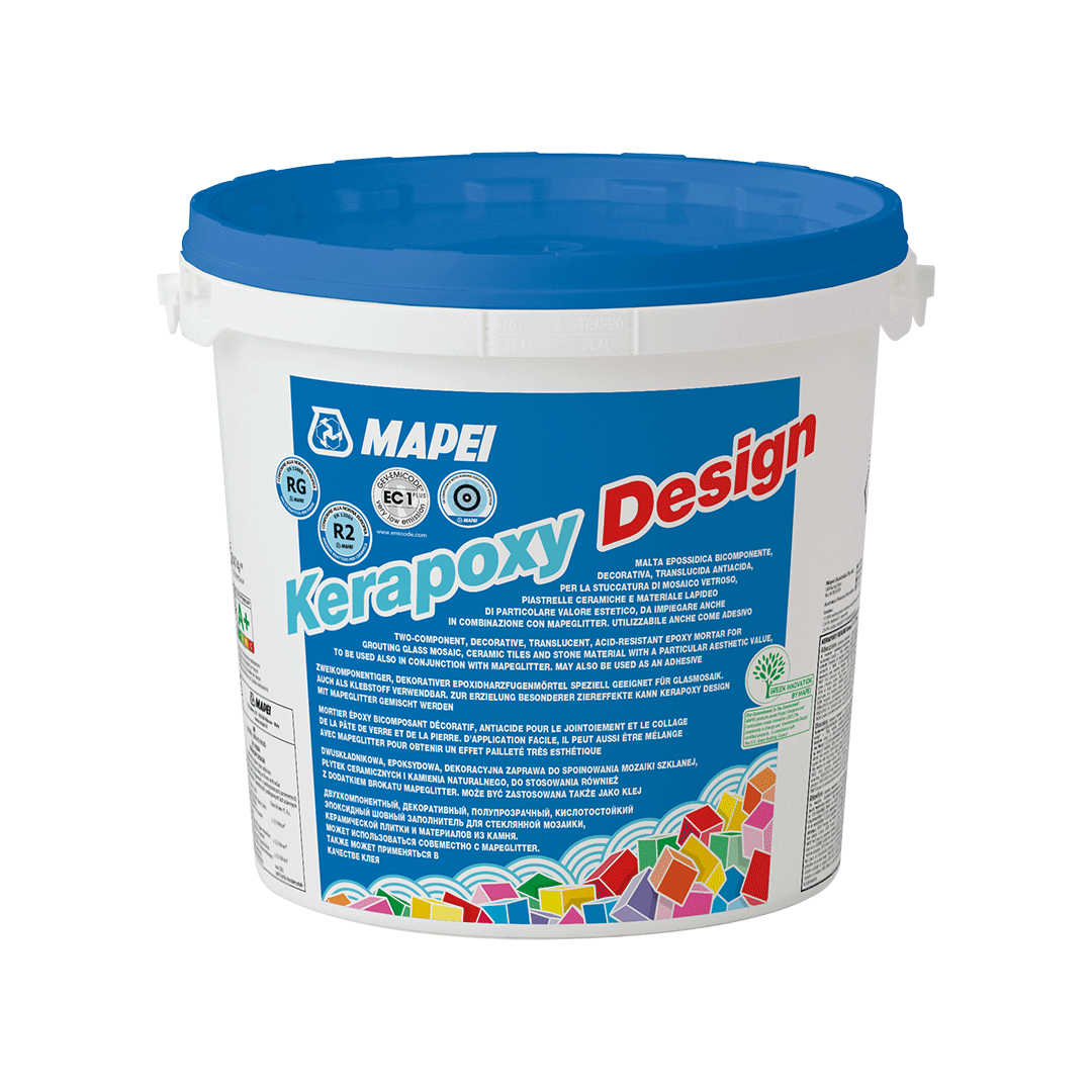 фото Эпоксидная затирка mapei kerapoxy design №728 серый цемент, 3 кг