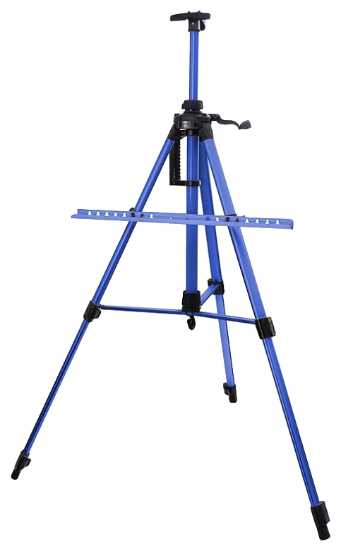 фото Мольберт телескопический в форме треноги, алюминиевый, цвет: синий dvtech