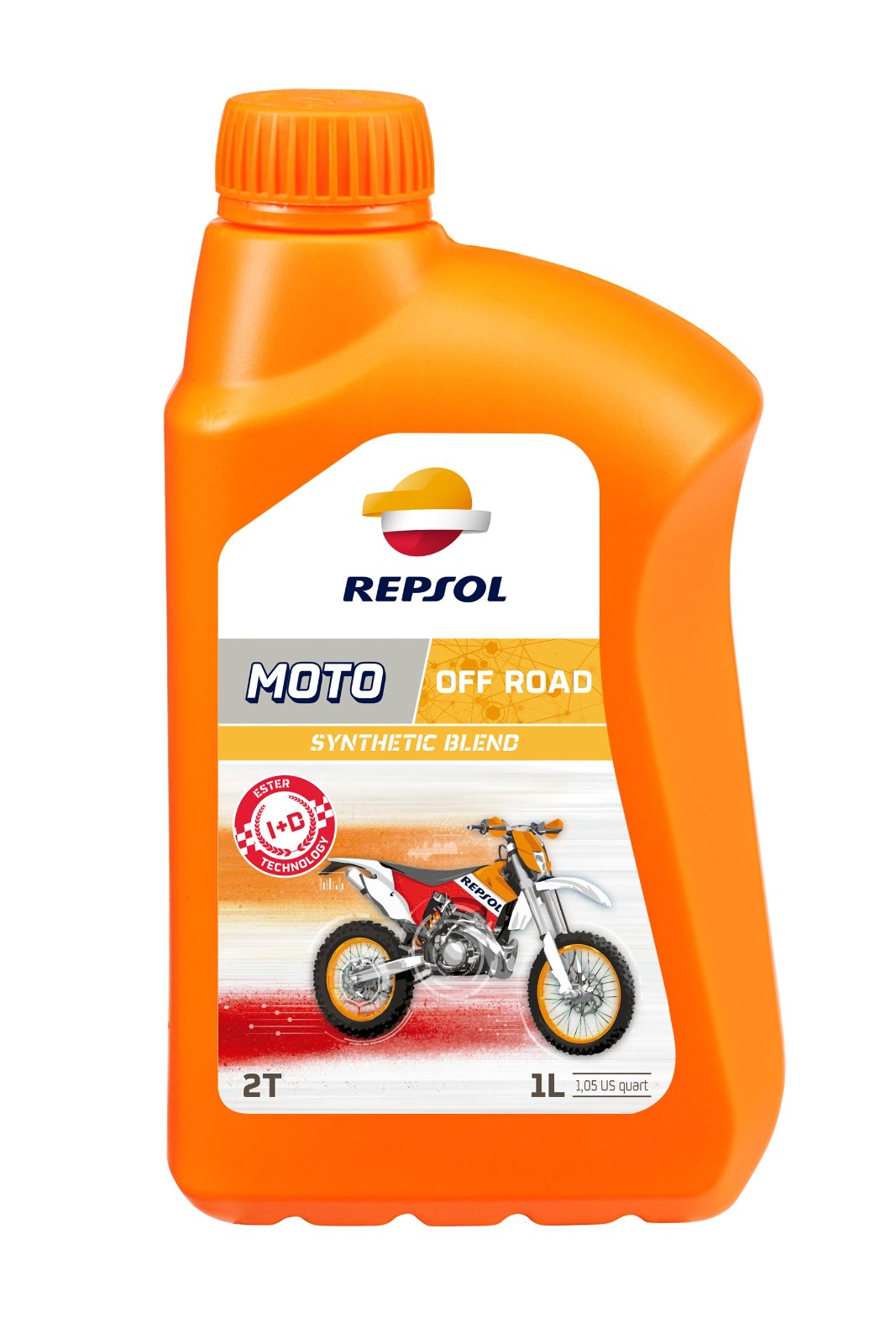 Моторное масло REPSOL MOTO OFF ROAD 2T TC 2-х тактное синтетическое 1L