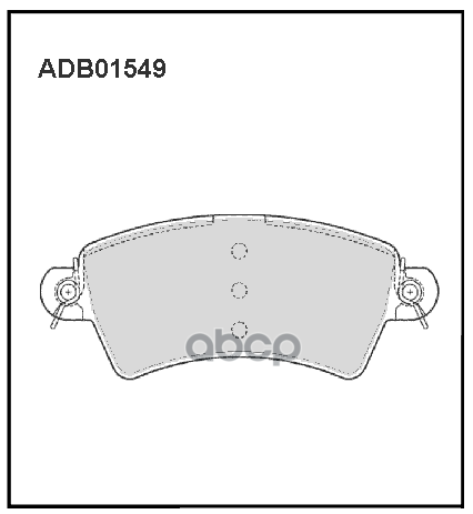 

Тормозные колодки ALLIED NIPPON ADB01549