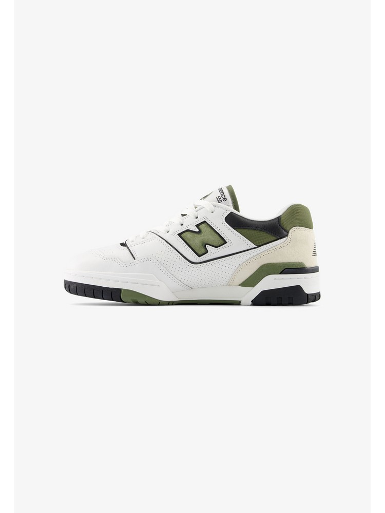 

Кроссовки унисекс New Balance NB 550 белые 45.5 EU, Белый, NB 550