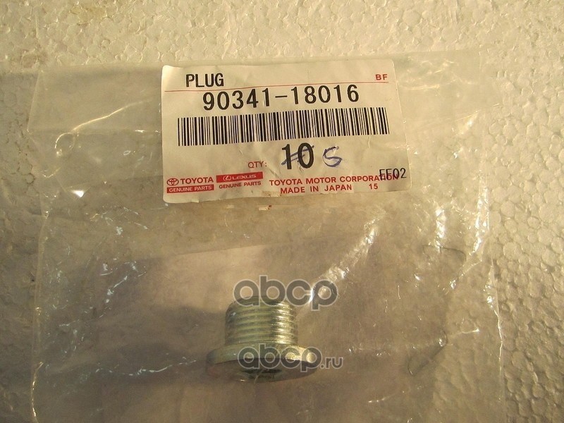 

Пpобка Сливная TOYOTA арт. 9034118060