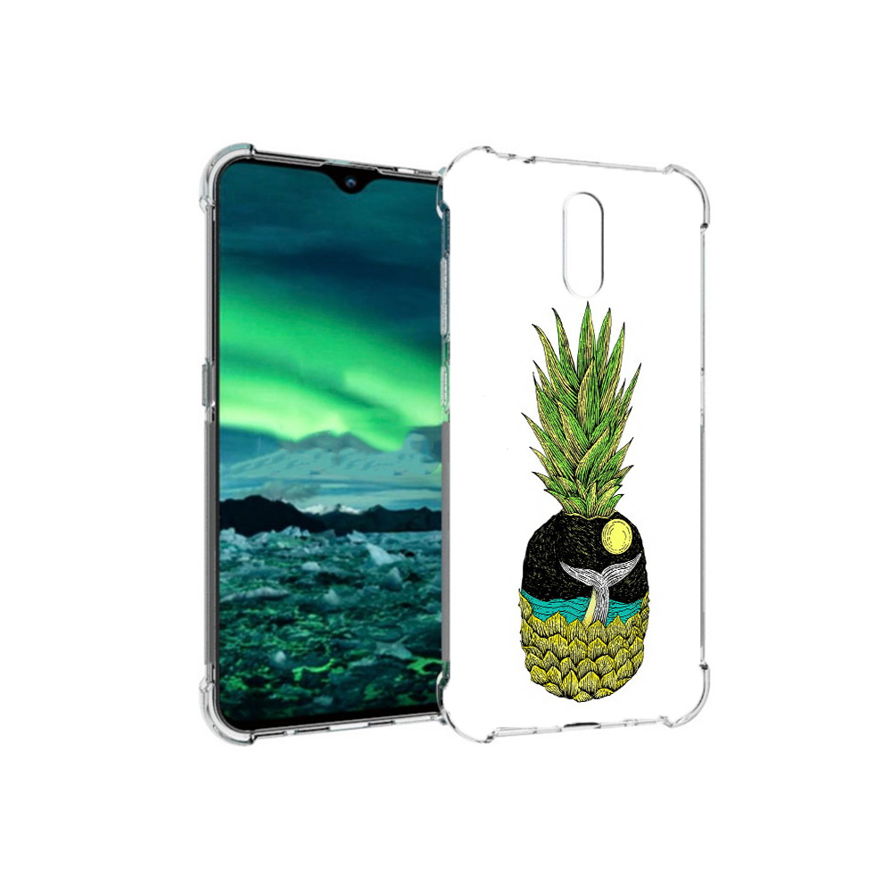 

Чехол MyPads Tocco для Nokia 2.3 ананас с китом (PT142254.97.220), Прозрачный, Tocco