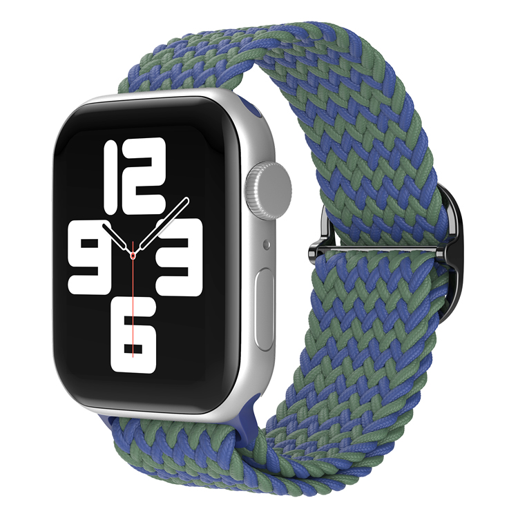 

Ремешок для Apple Watch 1-9/SE (38/40/41 мм), сине-зеленый, Синий;зеленый, Ремешок для Apple Watch 1-9 / SE (38/40/41 мм), регулируемый по длине