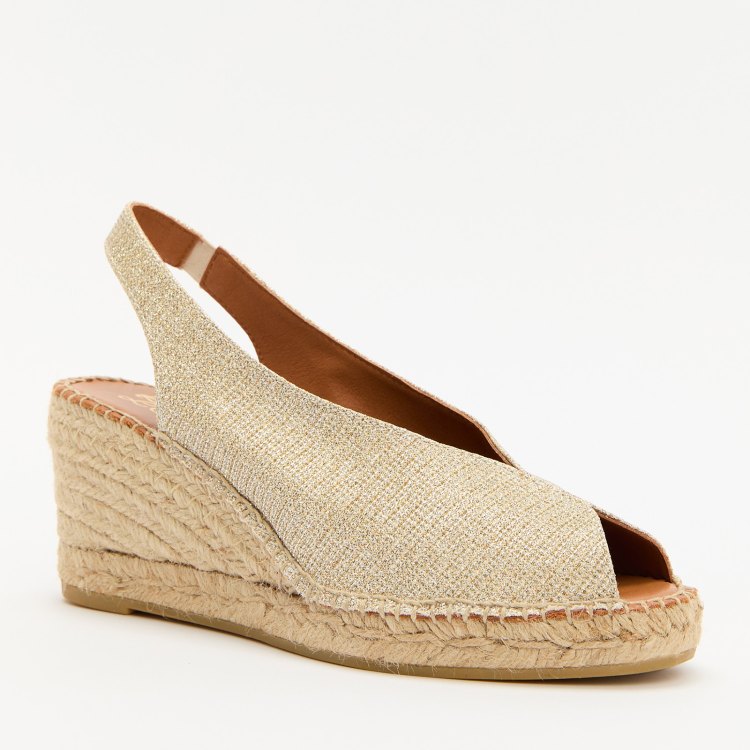 

Эспадрильи женские La Maison De L'espadrille RV245 золотистые 39 EU, Золотистый, RV245