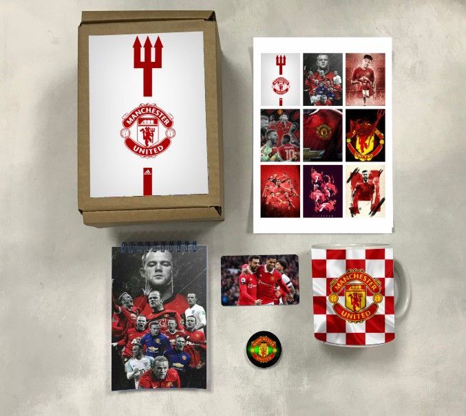 

Бокс с подарком Manchester United, Манчестер Юнайтед - 5, 56006094-1, 5 предметов