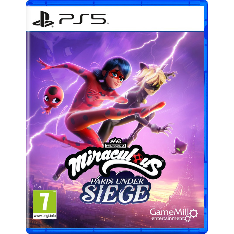 

Игра Miraculous: Paris Under Siege (PlayStation 5, полностью на английском языке), Miraculous: Paris Under Siege