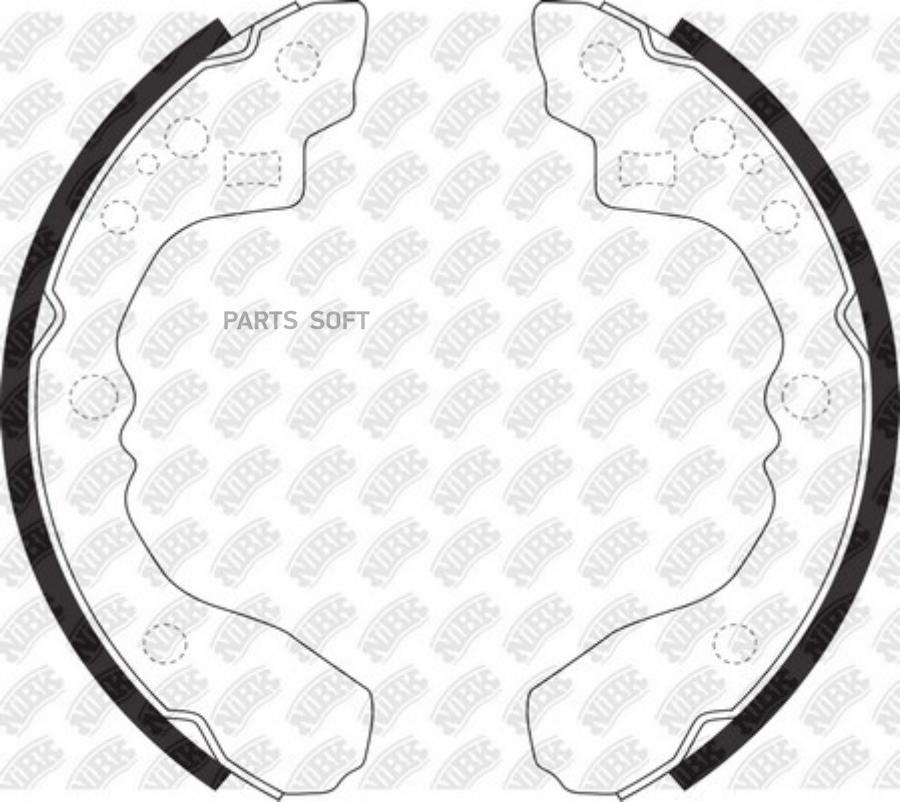 

Тормозные колодки NiBK FN11161
