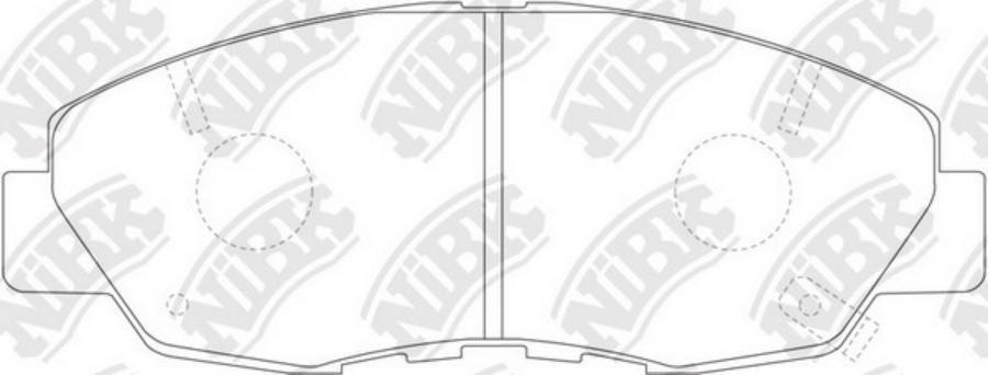 

Тормозные колодки NiBK PN8484
