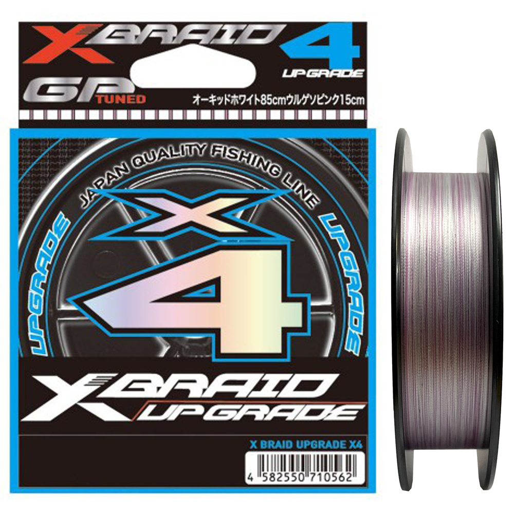 

Шнур YGK X-Braid Upgrade X4 150m #1.2 0.185mm 20Lb 9.0kg, X-Braid Upgrade X4