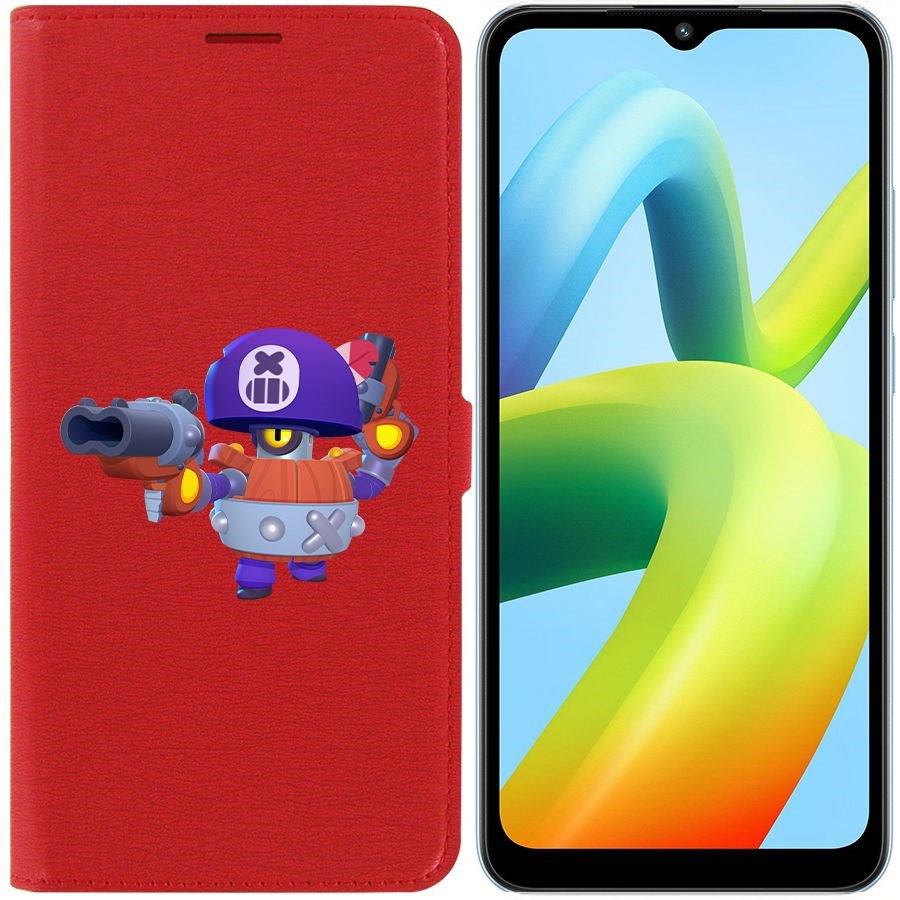 

Чехол-книжка Eco Book для Xiaomi Redmi A1+ Brawl Stars-Дэррил