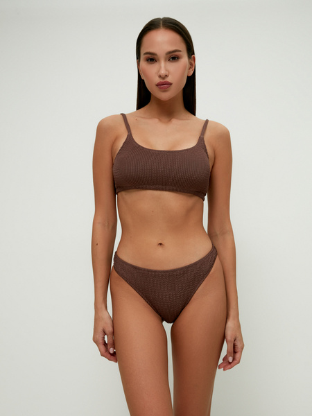 

Плавки женские ZARINA 2264592729 коричневые XS, 2264592729